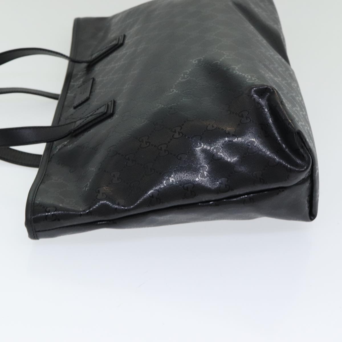GUCCI GG implementation Tote Bag PVC Black ep5161