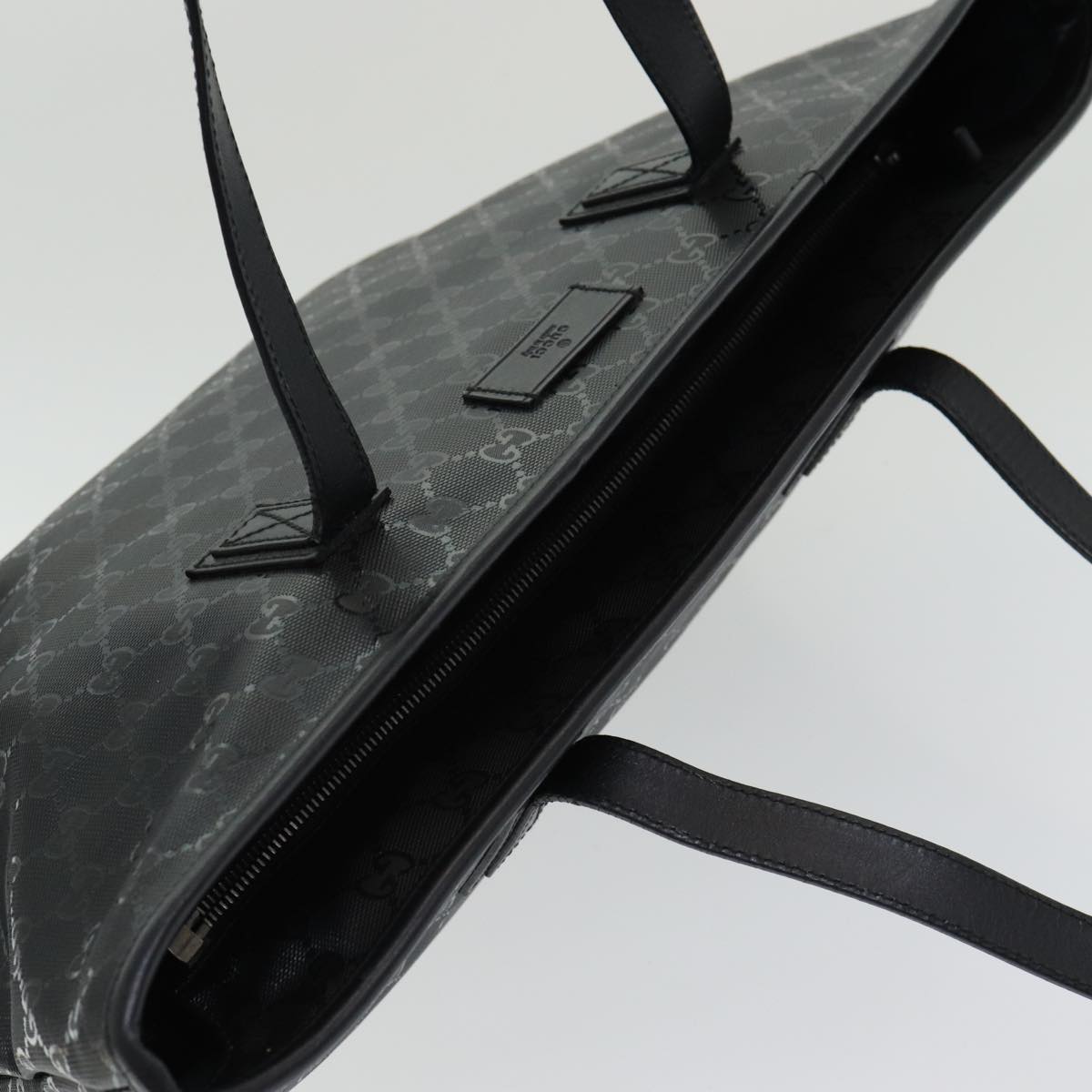 GUCCI GG implementation Tote Bag PVC Black ep5161