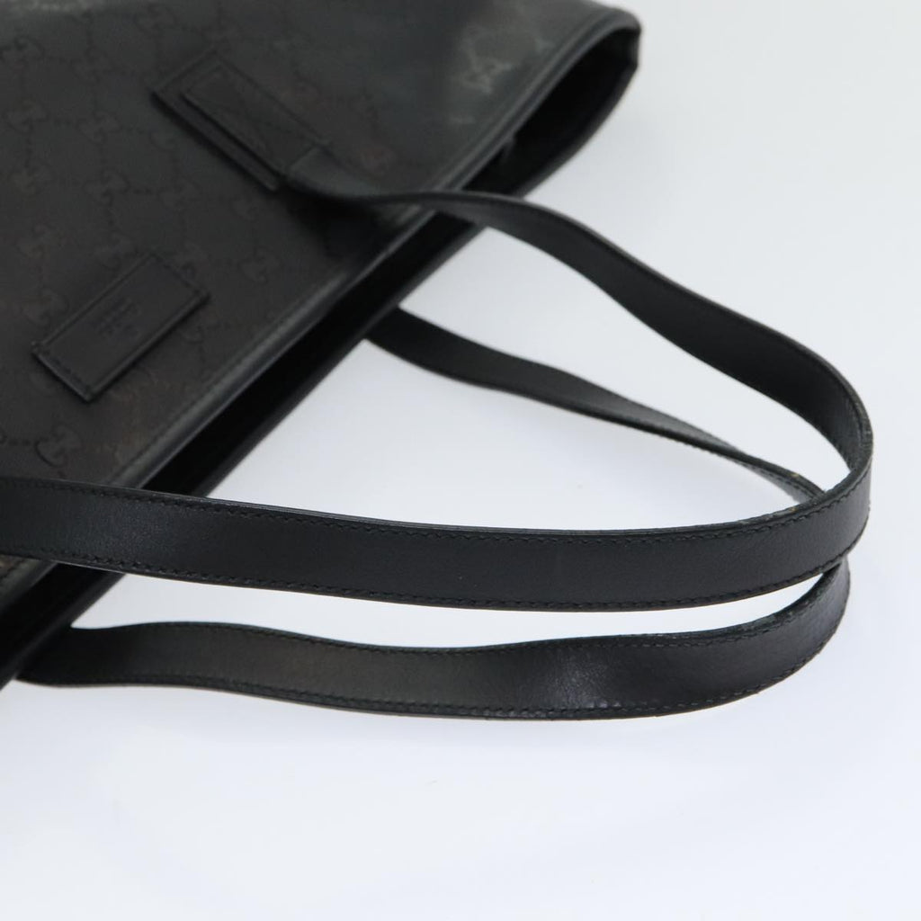 GUCCI GG implementation Tote Bag PVC Black ep5161