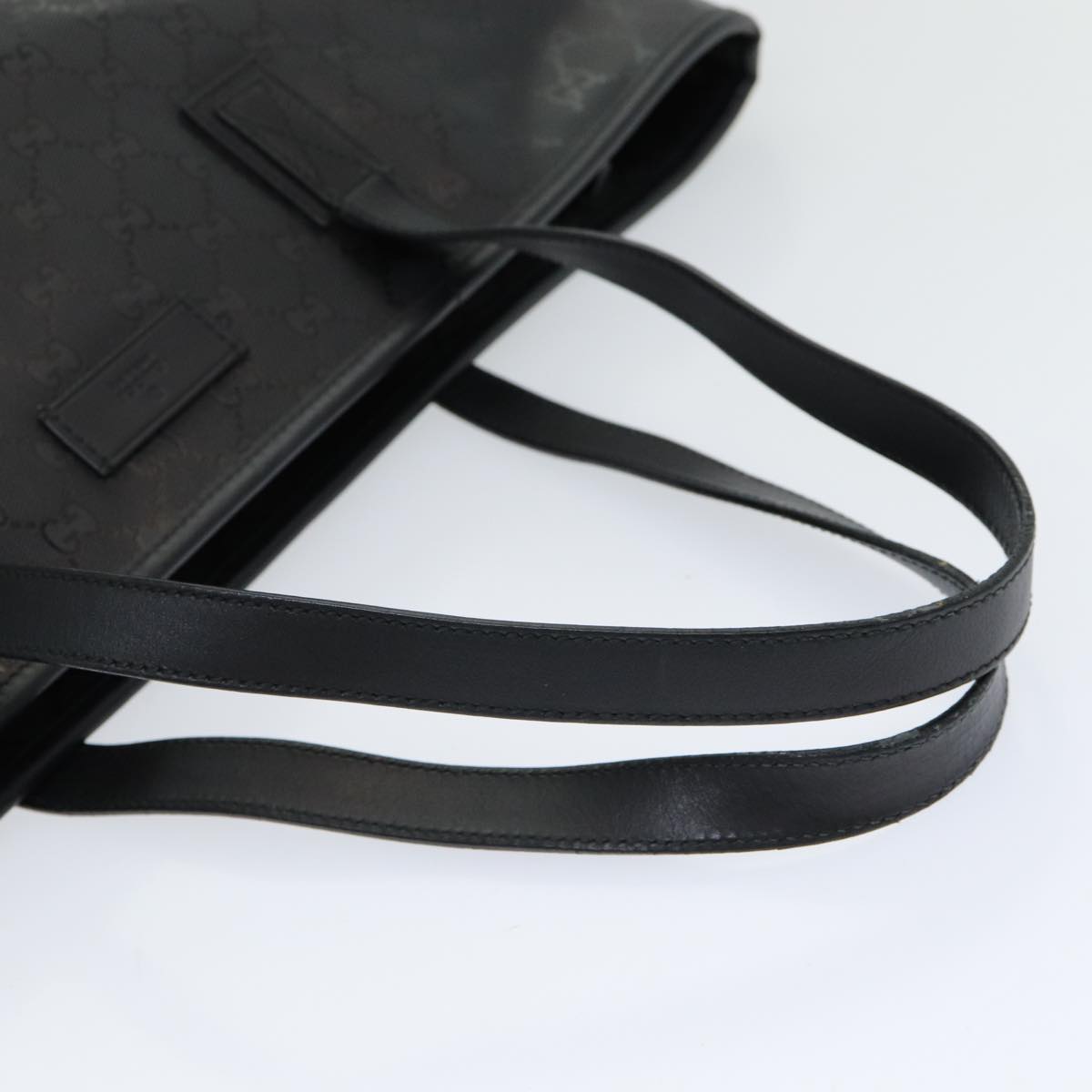GUCCI GG implementation Tote Bag PVC Black ep5161