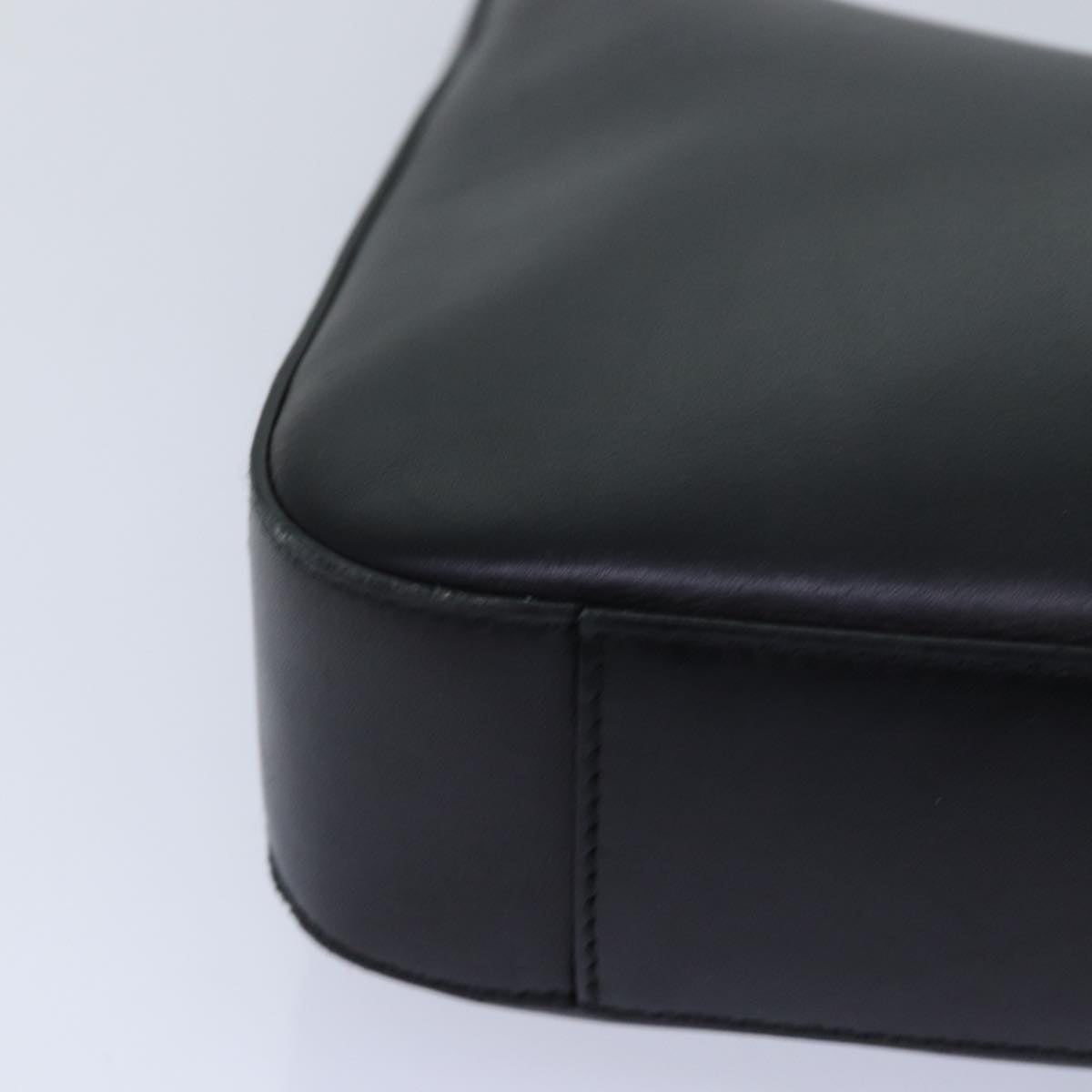 GUCCI Shoulder Bag Leather Black Silver 001 3812 ep5165