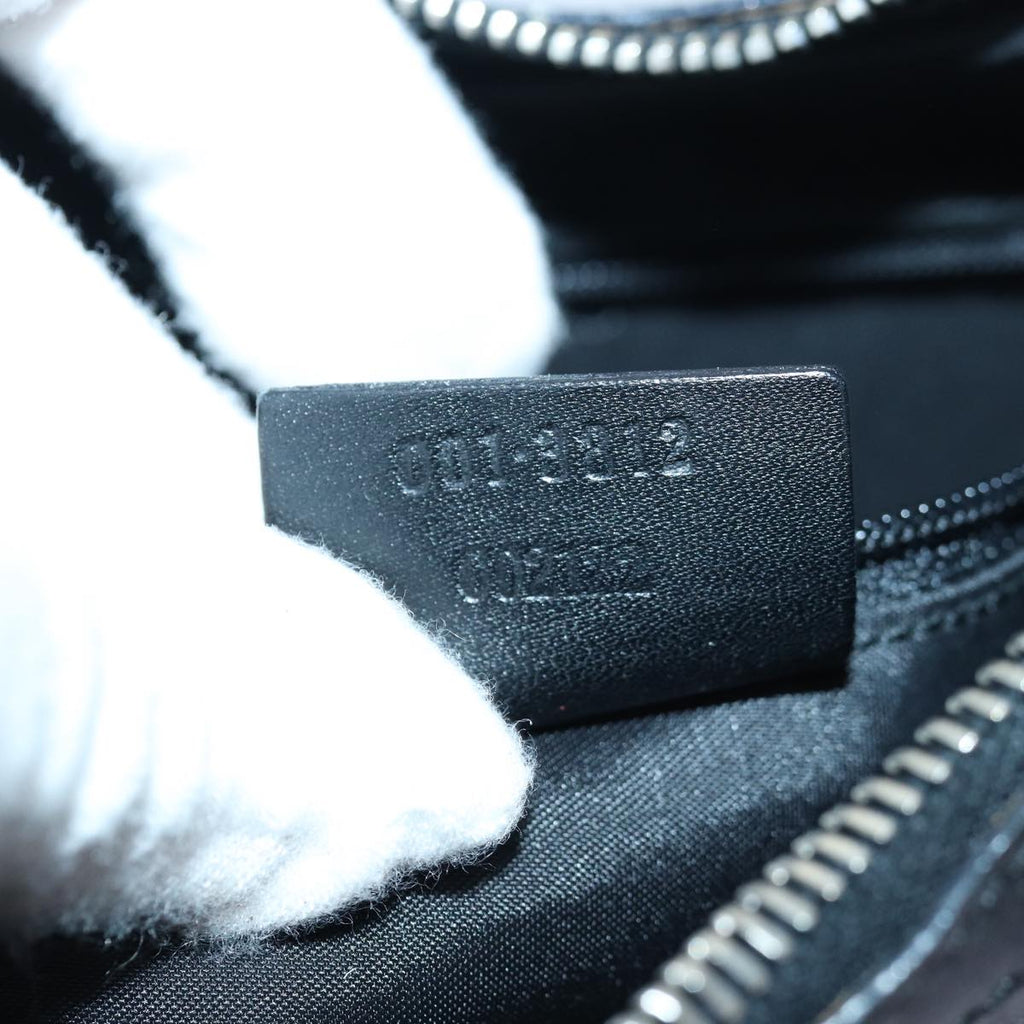 GUCCI Shoulder Bag Leather Black Silver 001 3812 ep5165