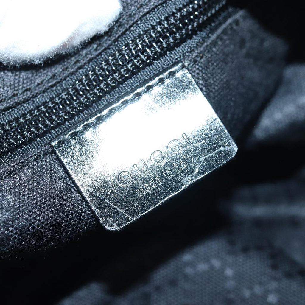 GUCCI Shoulder Bag Nylon Black Silver 012 2122 0161 8 ep5178