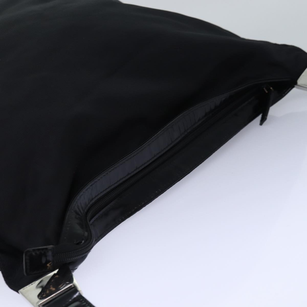 GUCCI Shoulder Bag Nylon Black Silver 012 2122 0161 8 ep5178
