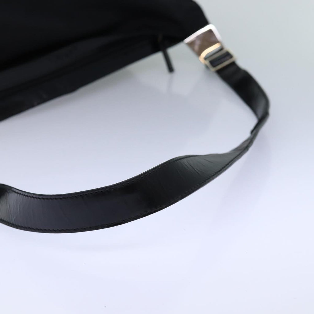 GUCCI Shoulder Bag Nylon Black Silver 012 2122 0161 8 ep5178