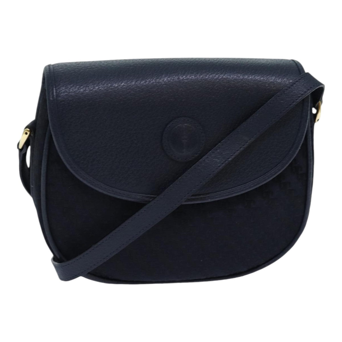 GUCCI Shoulder Bag Leather Navy ep5190