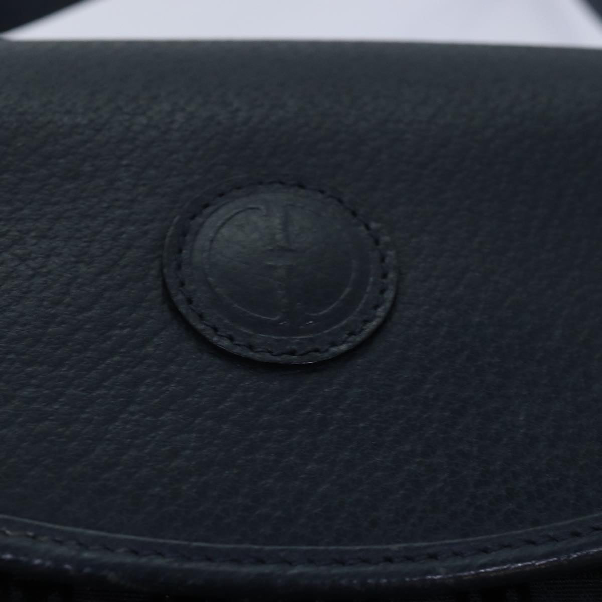 GUCCI Shoulder Bag Leather Navy ep5190