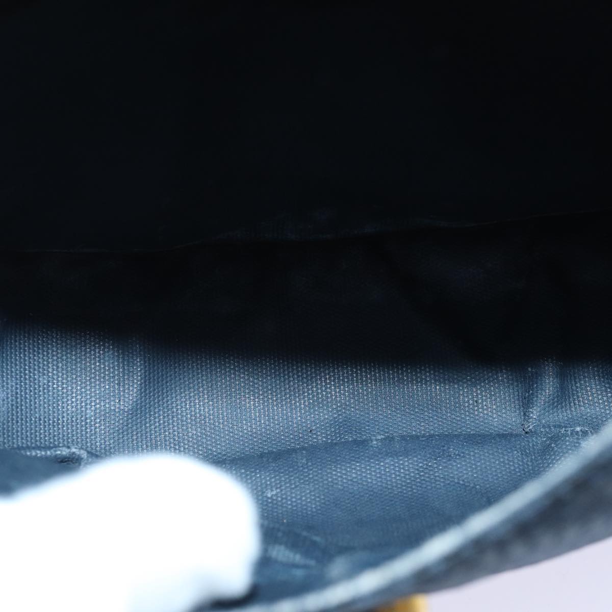 GUCCI Shoulder Bag Leather Navy ep5190