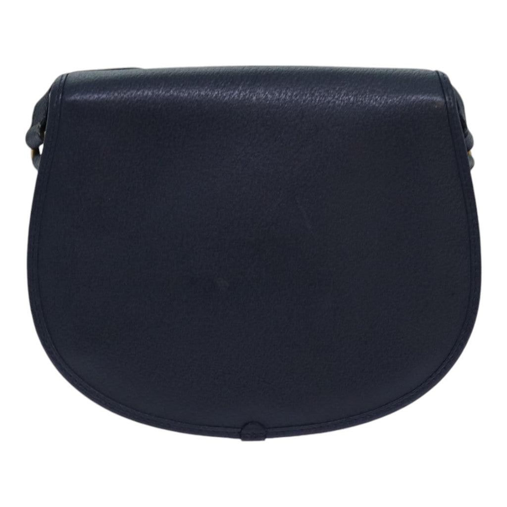 GUCCI Shoulder Bag Leather Navy ep5190