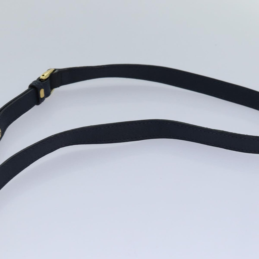 GUCCI Shoulder Bag Leather Navy ep5190