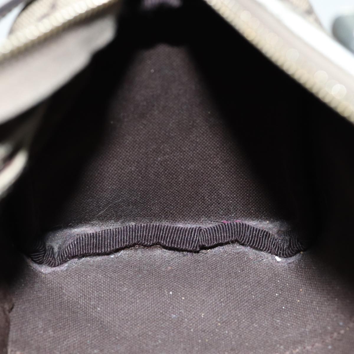 GUCCI GG Canvas Hand Bag Coated Canvas Beige Silver ep5193