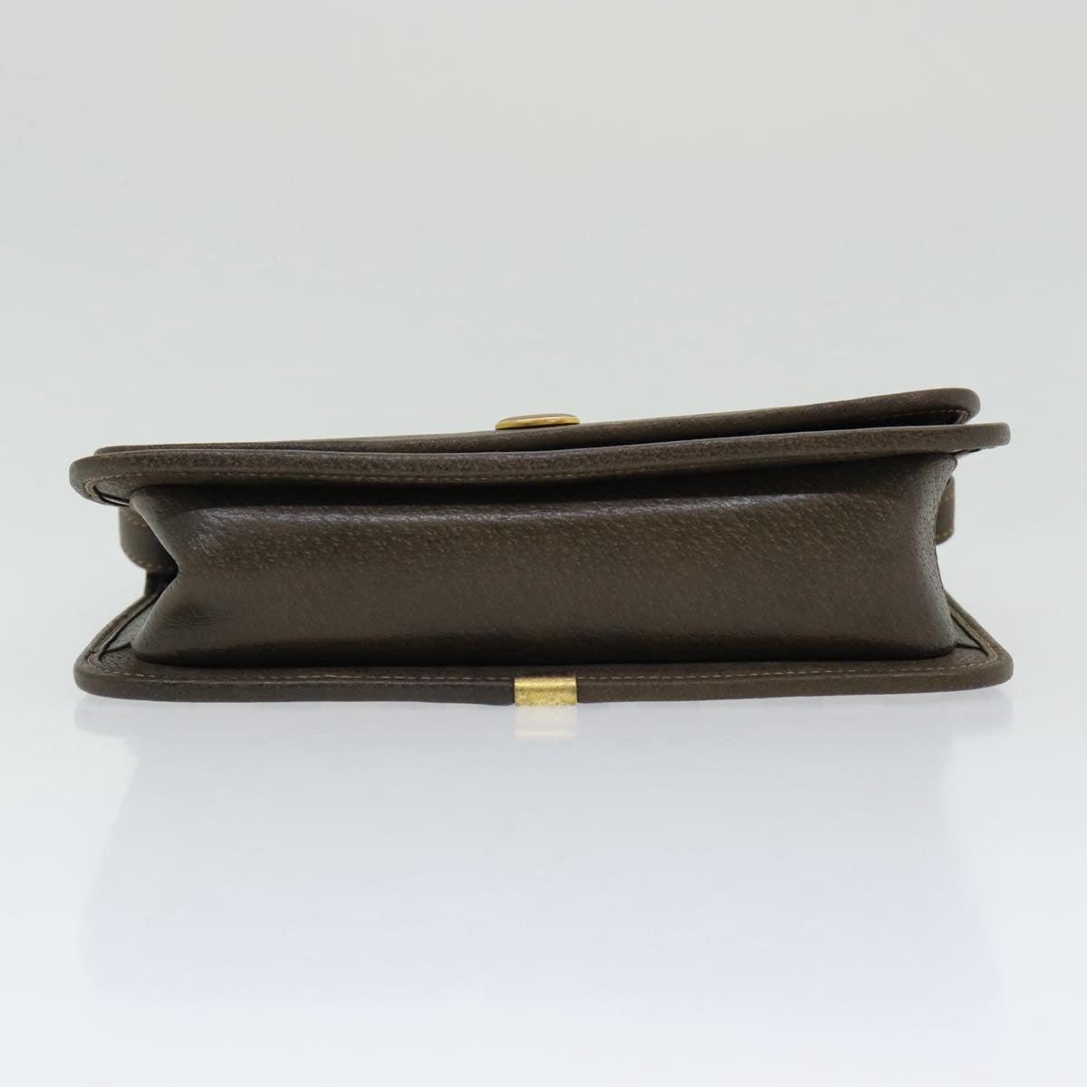 GUCCI GG Canvas Web Sherry Line Shoulder Bag PVC Beige Green Red ep5199