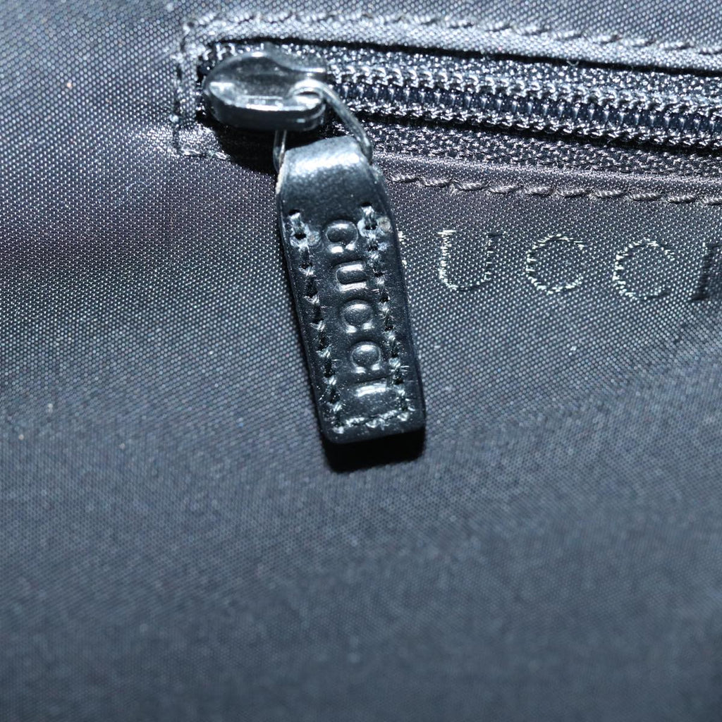 GUCCI Jackie Tote Bag Leather Black Silver 002 1064 3444 ep5206