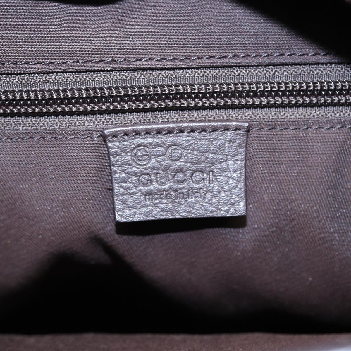 GUCCI GG Canvas Tote Bag Outlet Brown Silver 180450 ep5218