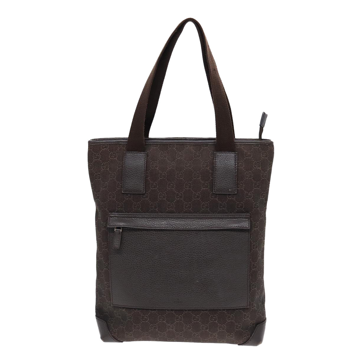 GUCCI GG Canvas Tote Bag Outlet Brown Silver 180450 ep5218