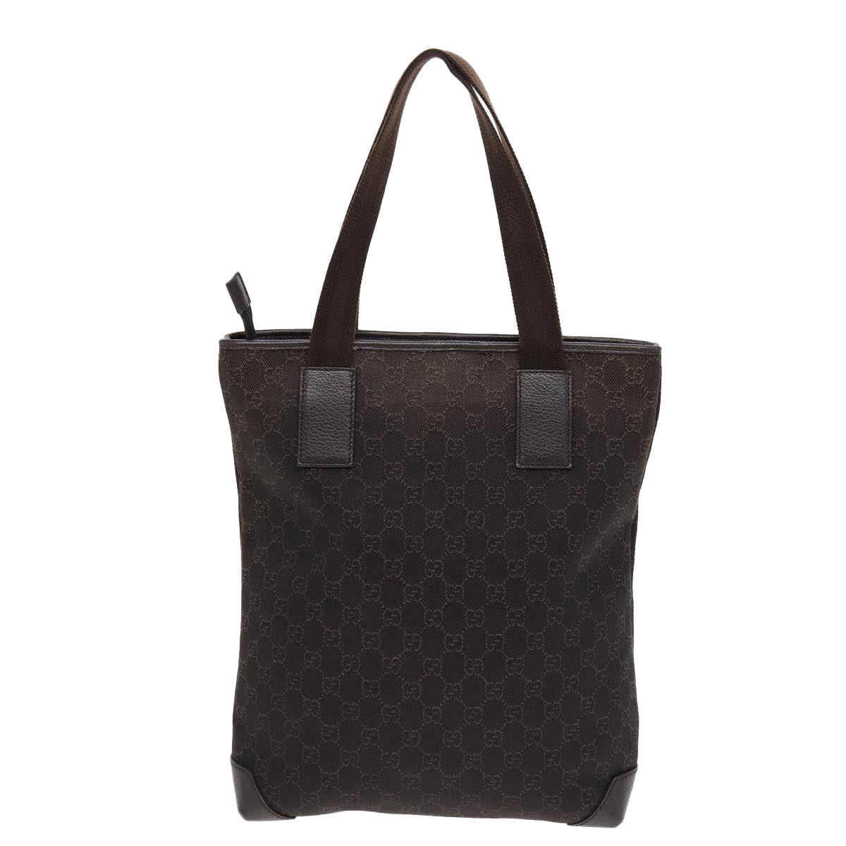 GUCCI GG Canvas Tote Bag Outlet Brown Silver 180450 ep5218