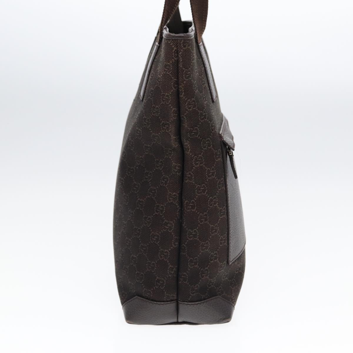 GUCCI GG Canvas Tote Bag Outlet Brown Silver 180450 ep5218