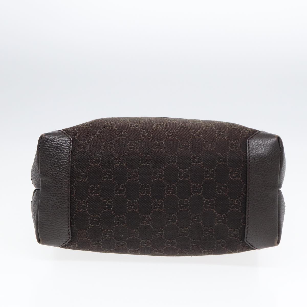 GUCCI GG Canvas Tote Bag Outlet Brown Silver 180450 ep5218