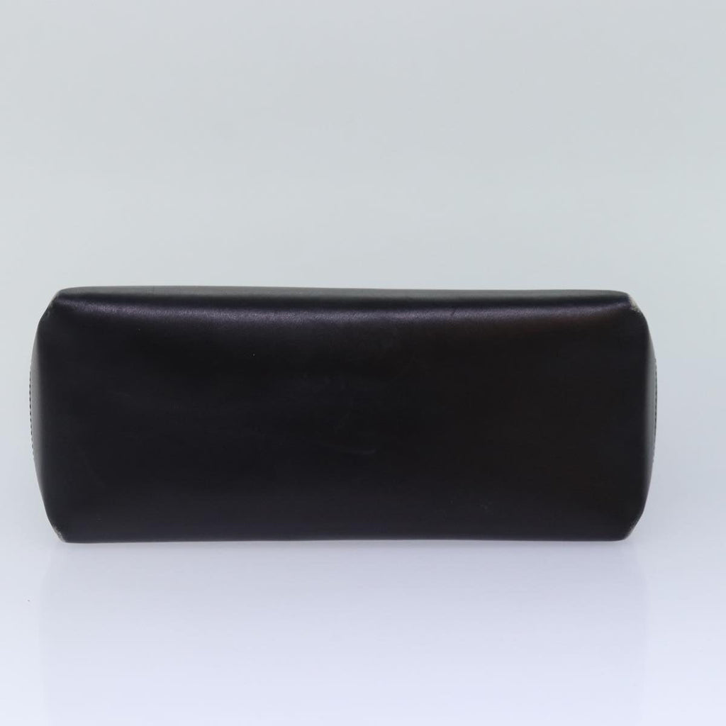 GUCCI Hand Bag Leather Black Gold ep5219