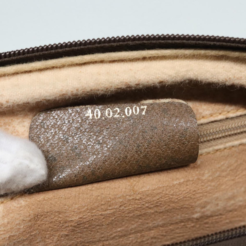GUCCI GG Supreme Web Sherry Line Boston Bag PVC Beige Gold 40 02 007 ep5225