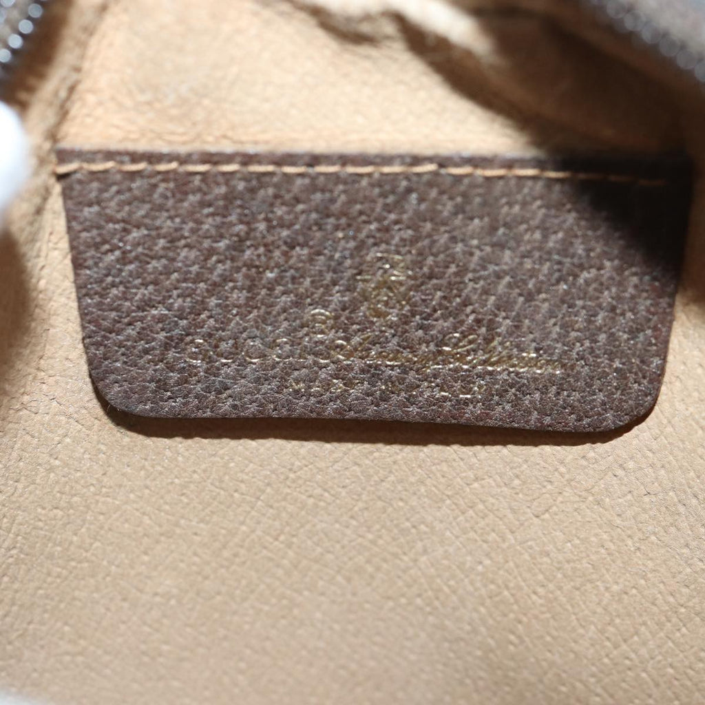 GUCCI GG Supreme Web Sherry Line Shoulder Bag PVC Beige 156 02 066 ep5229