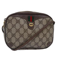 GUCCI GG Supreme Web Sherry Line Shoulder Bag Beige 001 904 2066 ep5238