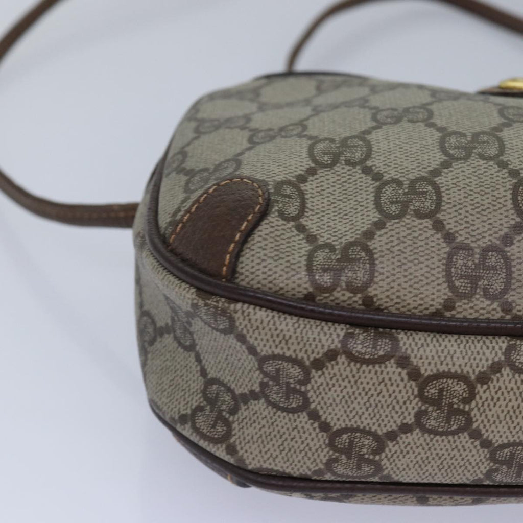 GUCCI GG Supreme Web Sherry Line Shoulder Bag Beige 001 904 2066 ep5238