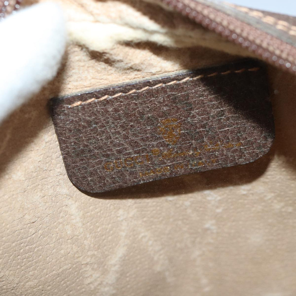 GUCCI GG Supreme Web Sherry Line Shoulder Bag Beige 001 904 2066 ep5238