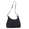 GUCCI GG Canvas Shoulder Bag Silver Black 001 3341 3444 ep5244