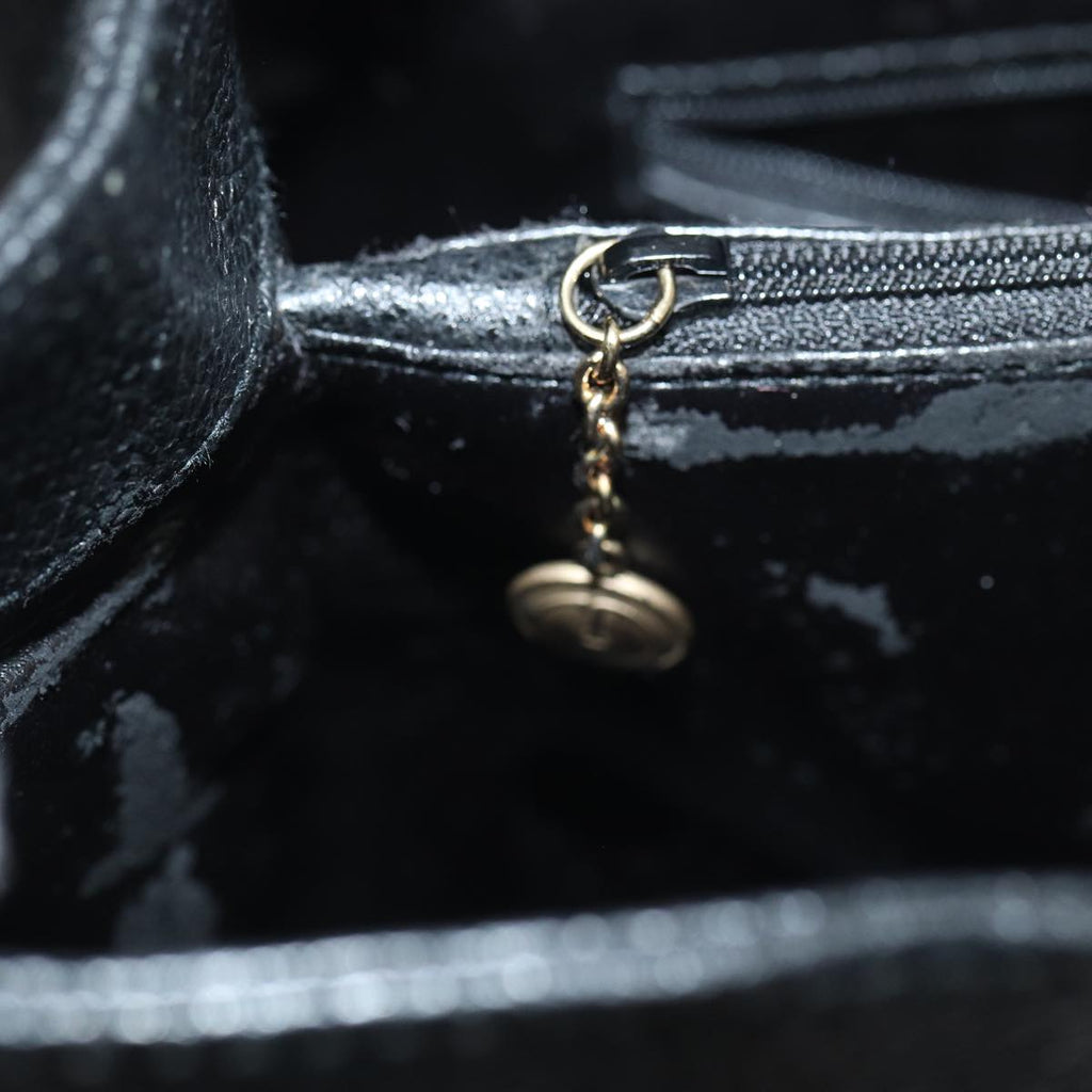 GUCCI Bamboo Hand Bag Suede Black Gold 002 2853 0260 0 ep5257