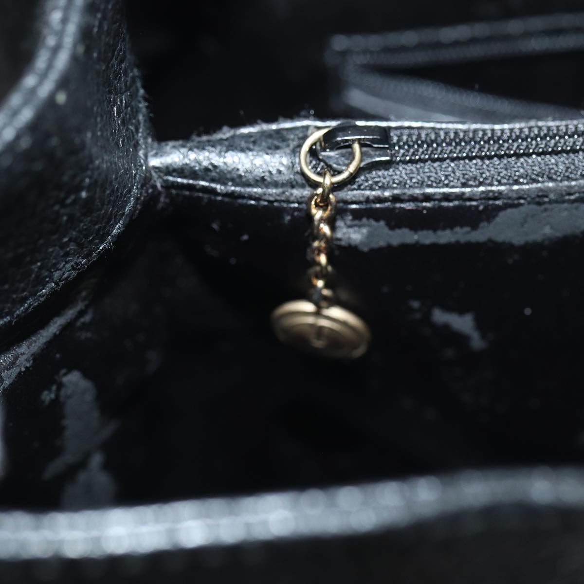 GUCCI Bamboo Hand Bag Suede Black Gold 002 2853 0260 0 ep5257