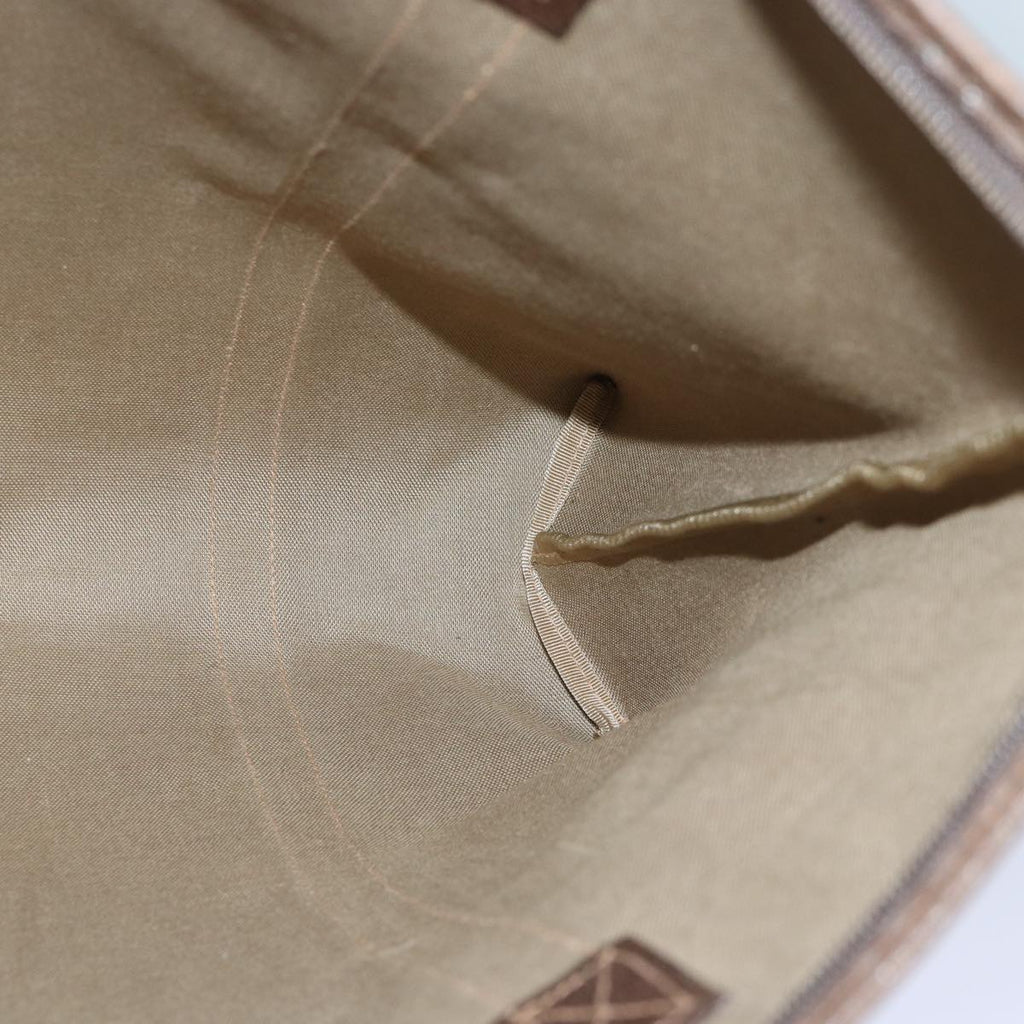 GUCCI GG Supreme Tote Bag PVC Leather Beige ep5258
