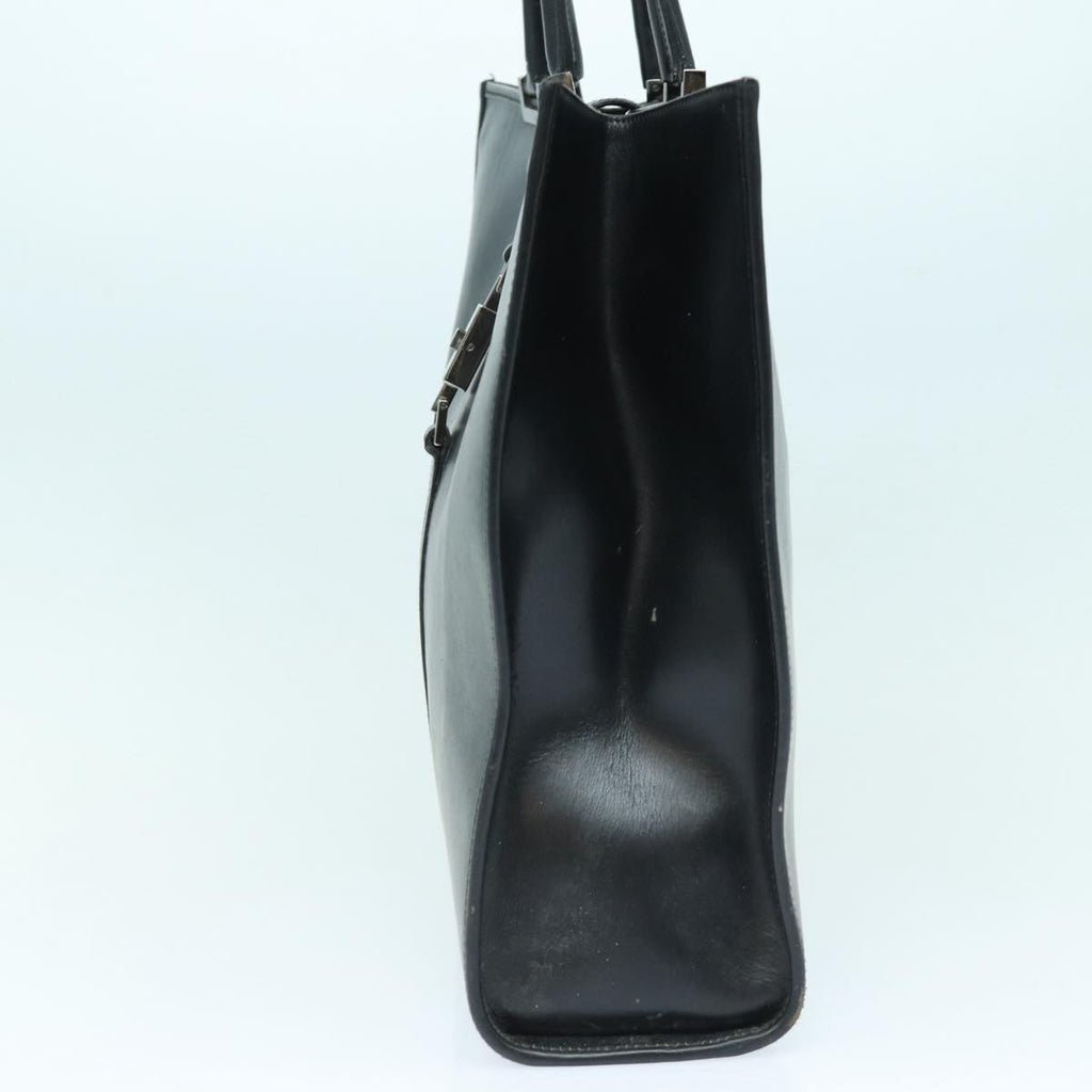 GUCCI Jackie Hand Bag Leather Black Silver 002 1064 3444 ep5262
