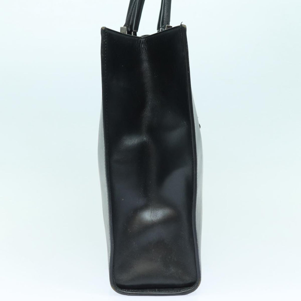 GUCCI Jackie Hand Bag Leather Black Silver 002 1064 3444 ep5262