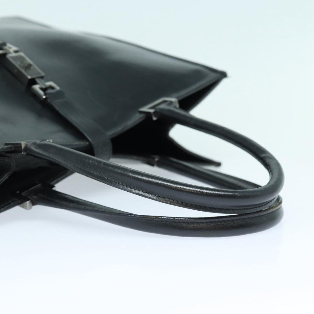 GUCCI Jackie Hand Bag Leather Black Silver 002 1064 3444 ep5262