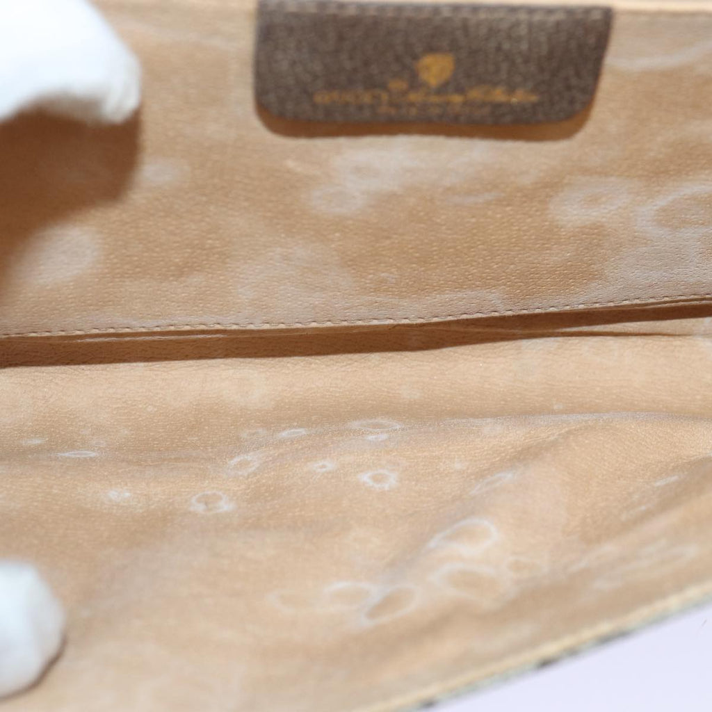 GUCCI GG Supreme Shoulder Bag PVC Leather Beige Gold 904 02 050 ep5311