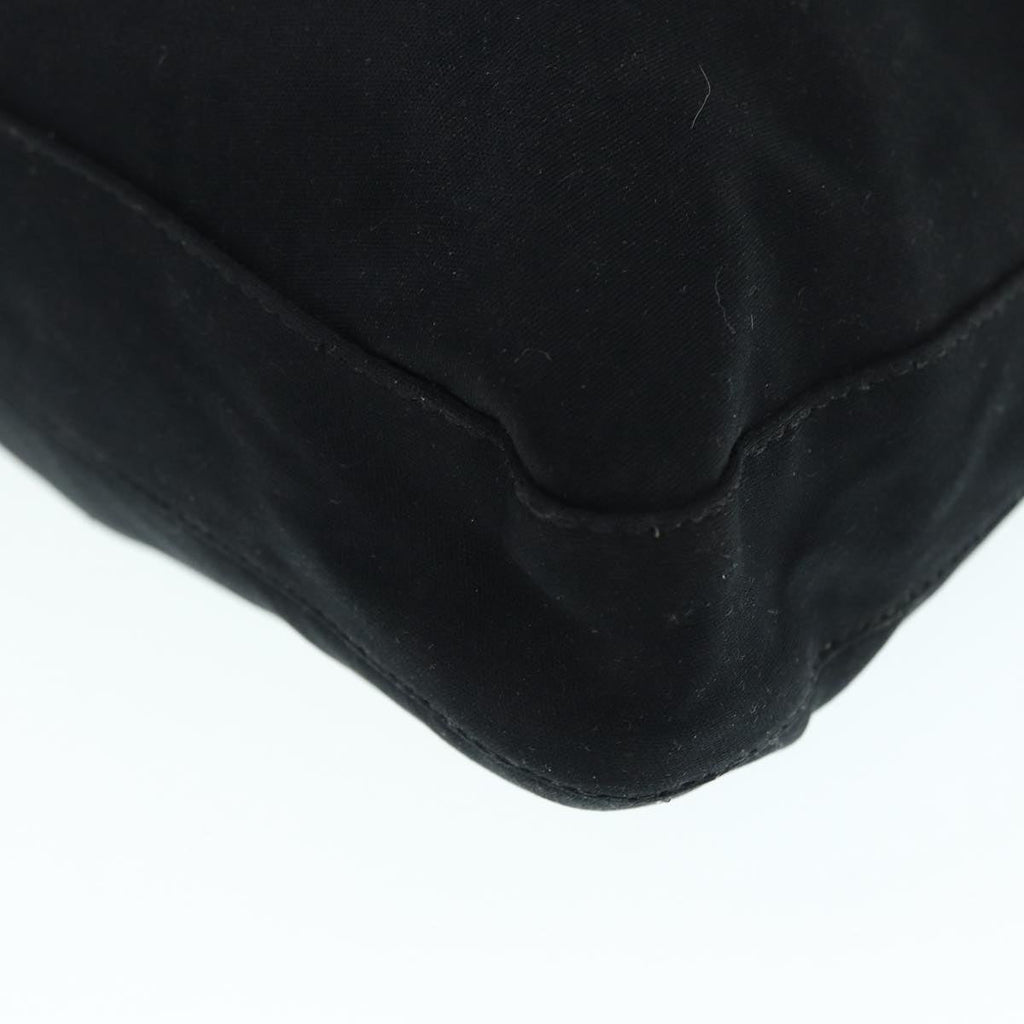 FENDI Shoulder Bag Nylon Black Silver ep5315