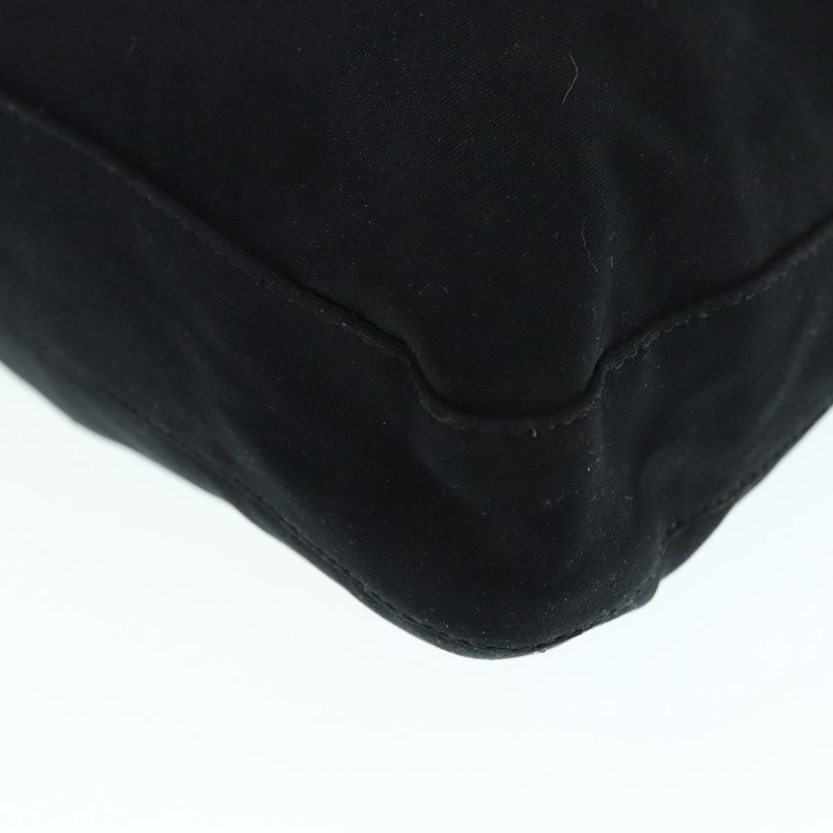 FENDI Shoulder Bag Nylon Black Silver ep5315