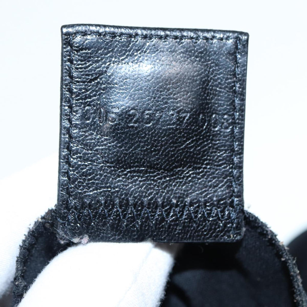 FENDI Shoulder Bag Nylon Black Silver ep5315