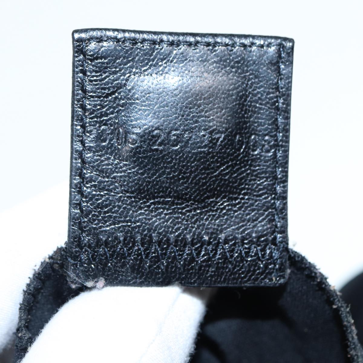 FENDI Shoulder Bag Nylon Black Silver ep5315