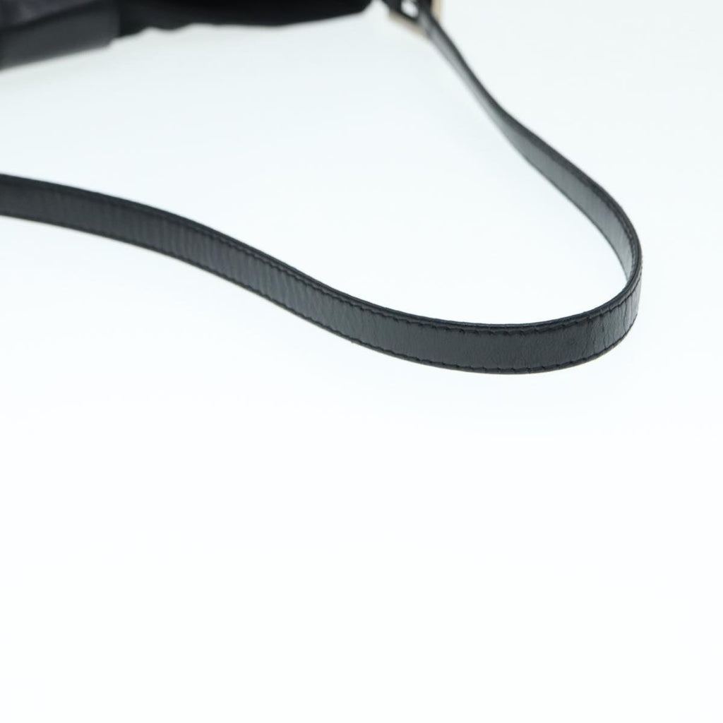 FENDI Shoulder Bag Nylon Black Silver ep5315