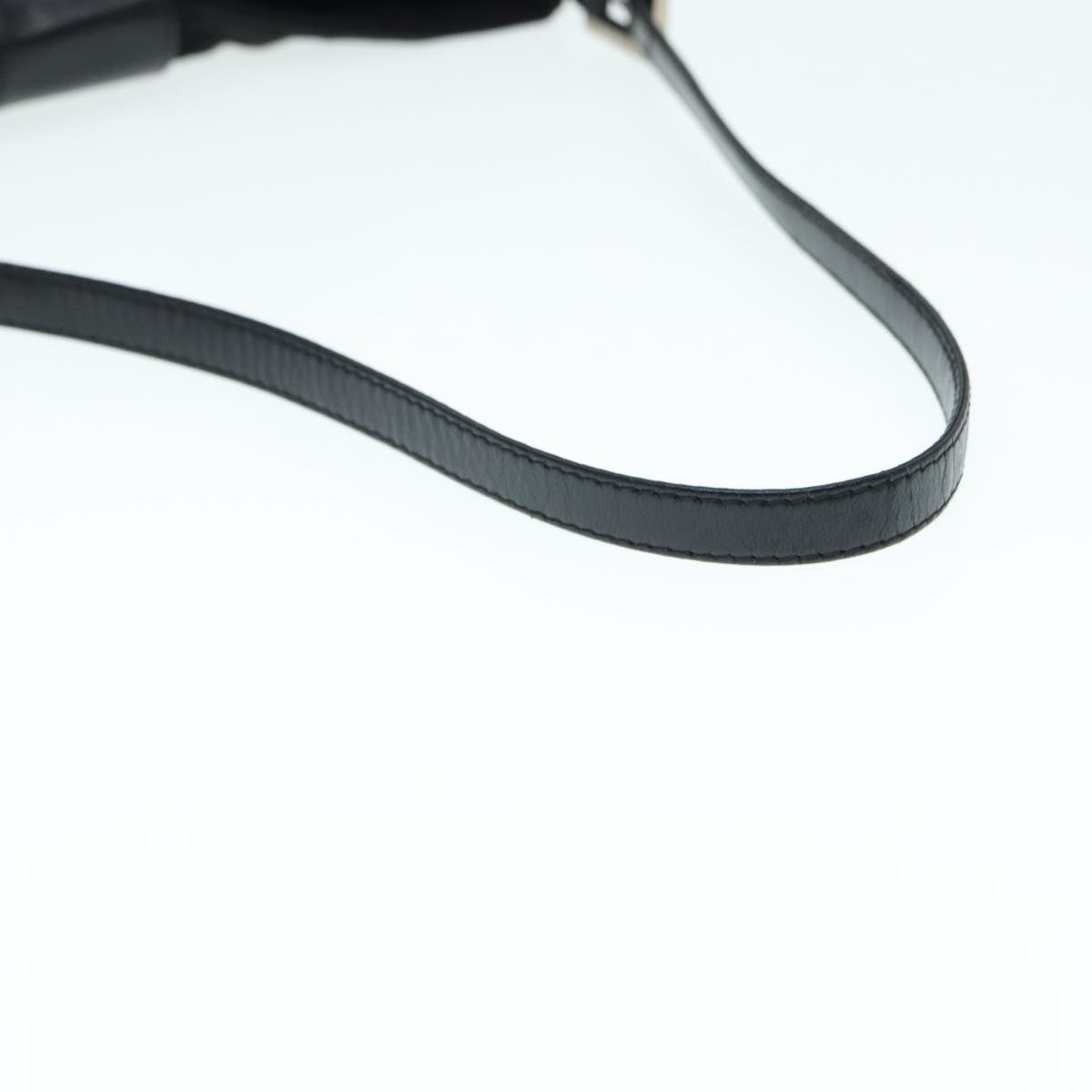 FENDI Shoulder Bag Nylon Black Silver ep5315