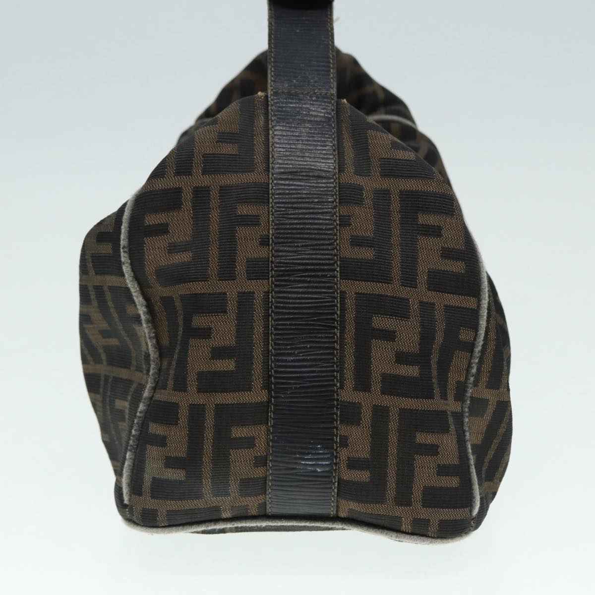 FENDI Zucca Canvas Vanity Bag Brown Black gold ep5316