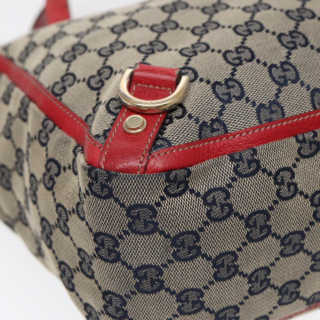 GUCCI GG Canvas Hand Bag Beige Gold 130739 ep5345