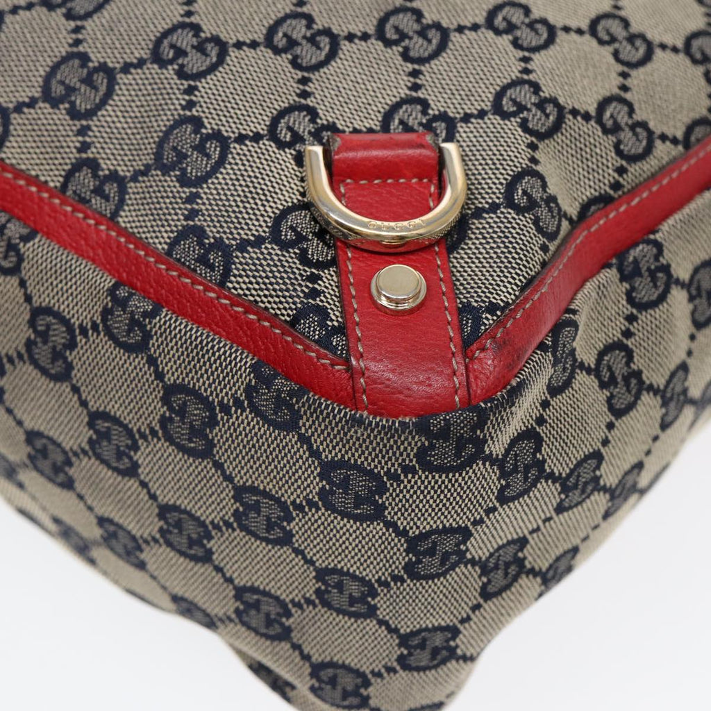 GUCCI GG Canvas Hand Bag Beige Gold 130739 ep5345