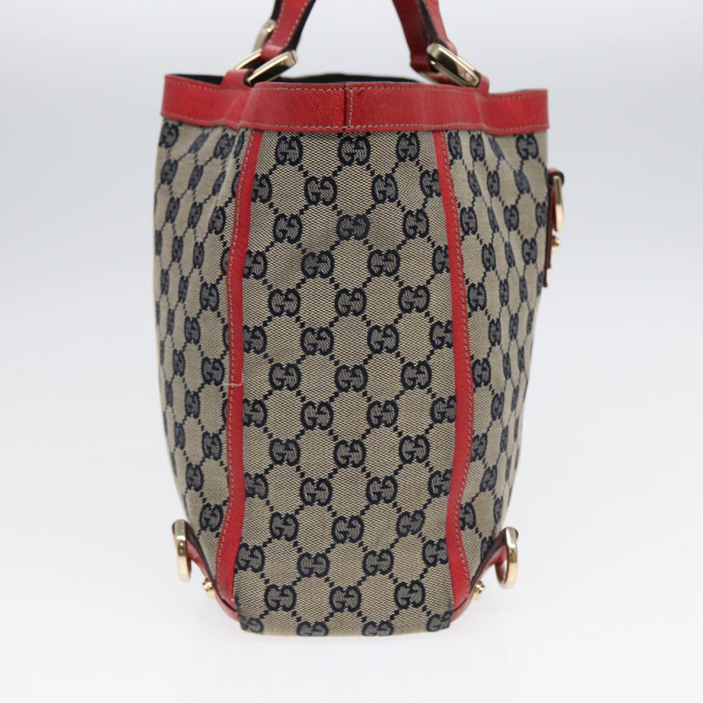 GUCCI GG Canvas Hand Bag Beige Gold 130739 ep5345