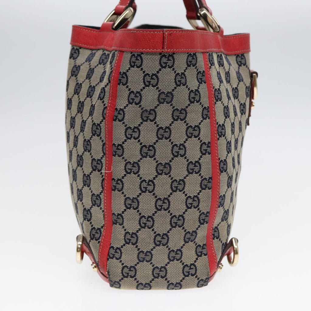 GUCCI GG Canvas Hand Bag Beige Gold 130739 ep5345
