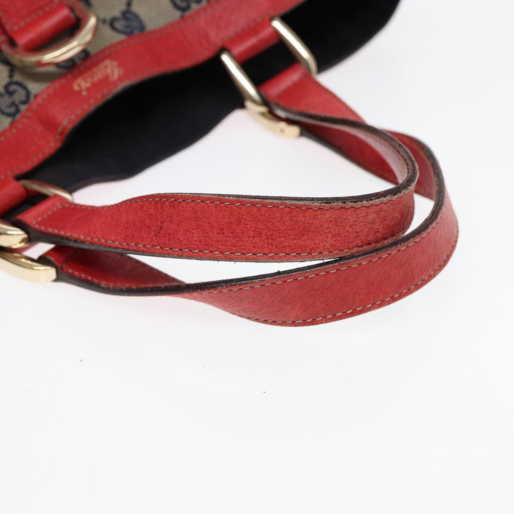 GUCCI GG Canvas Hand Bag Beige Gold 130739 ep5345