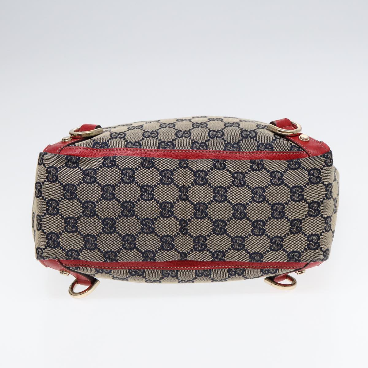 GUCCI GG Canvas Hand Bag Beige Gold 130739 ep5345
