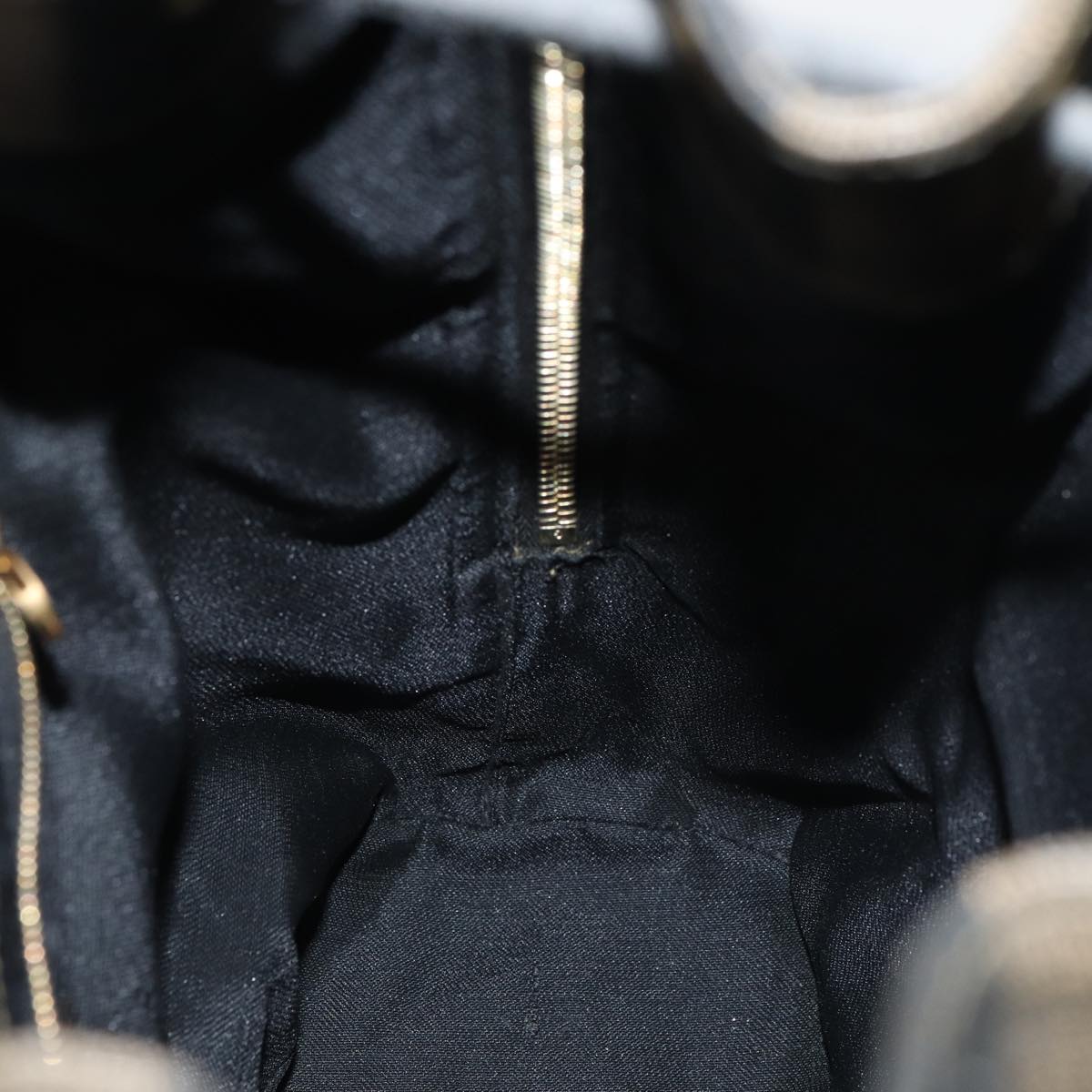 FENDI Pecan Canvas Backpack Brown Black gold ep5348
